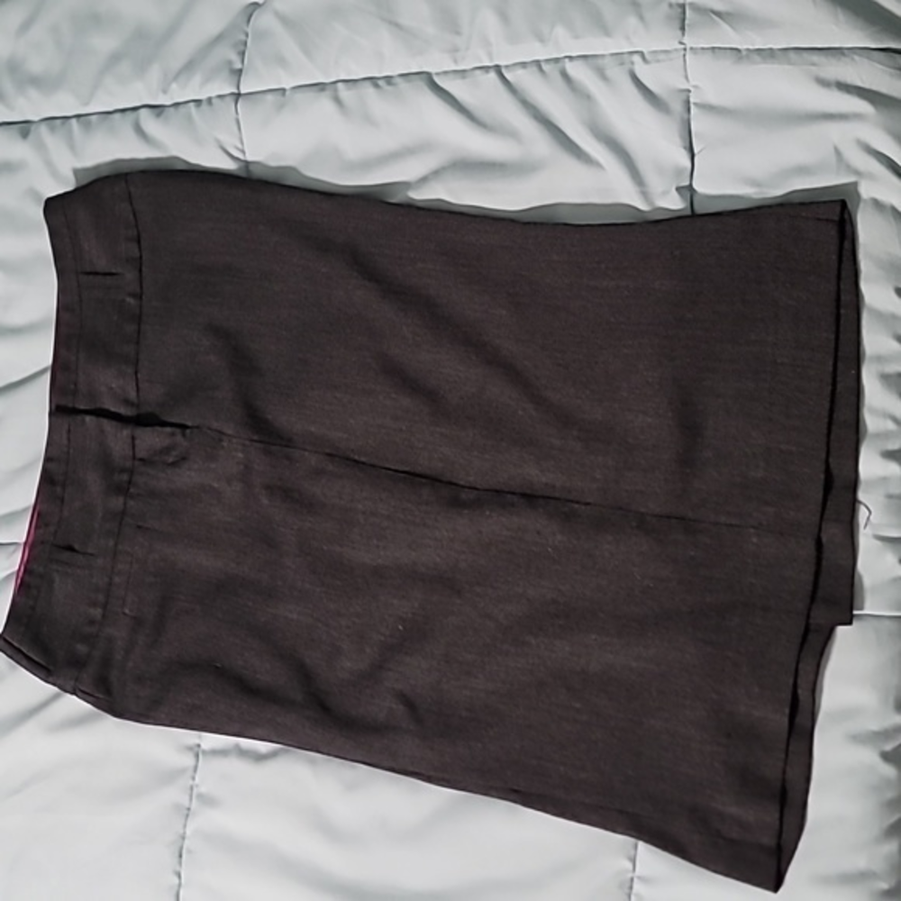 CHARLOTTE RUSSE‎  Charcoal Grey/Black Midi 26" Pencil Skirt Women's 7